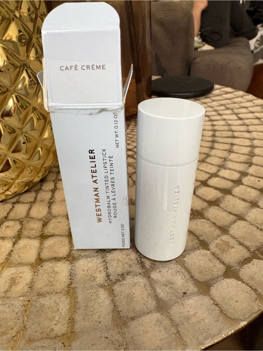 Westman Atelier Hydrobalm Tinted Lipstick in Cafe Crème